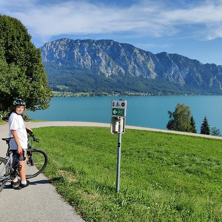 Pension Holzapfel Sankt Georgen im Attergau Ngoại thất bức ảnh